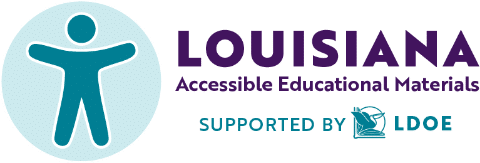 Louisiana Accessible Educational Materials Logo