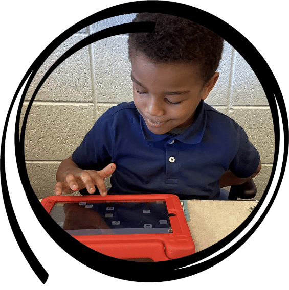 child using Assistive Technology Reader Learning